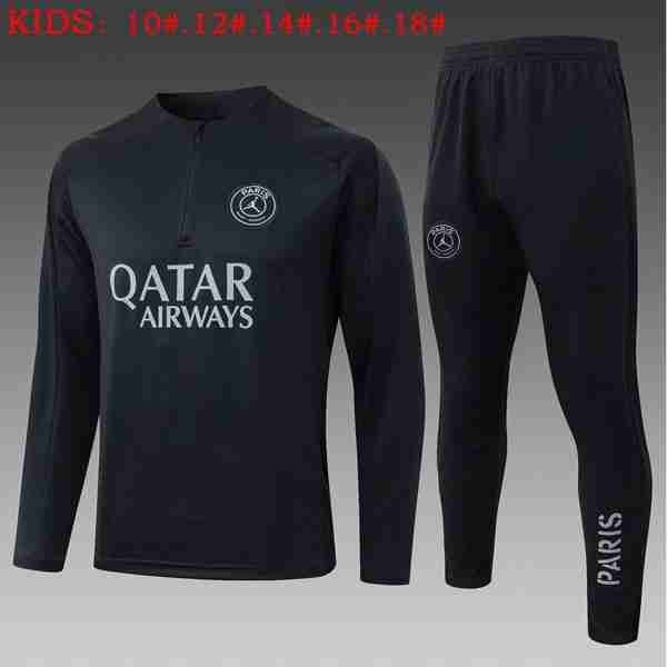 Ninos Sudadera De Training PSG 2026-2027 Negro 2 Sudadera Entrenamiento Niños Paris Saint Germain 2026 27 Negro