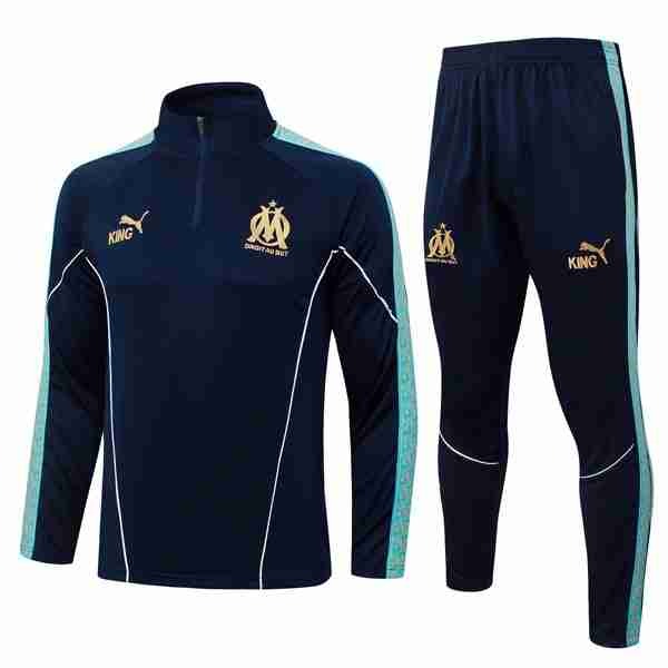 Sudadera De Training Marsella 2026-2027 Azul 50 Sudadera Entrenamiento Olympique Marsella 2026 2027