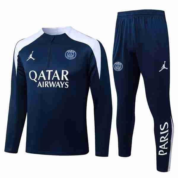 Sudadera De Training PSG 2026-2027 Azul 2 Sudadera Entrenamiento Paris Saint Germain 2026 2027 Azul Blanco