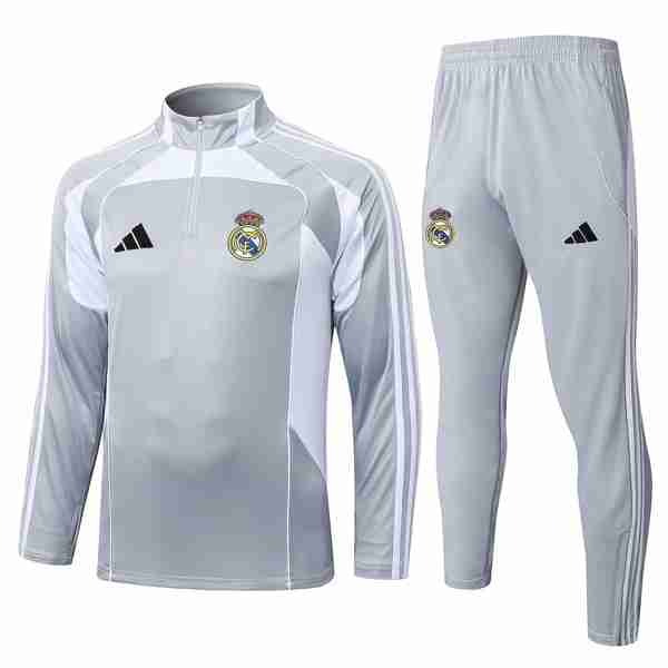Sudadera De Training Real Madrid 2026-2027 Gris Sudadera Entrenamiento Real Madrid 2026 2027 Gris