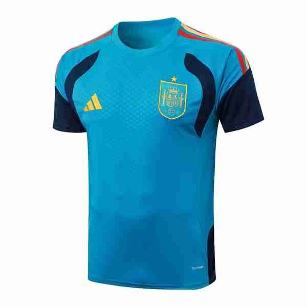 Camiseta Entrenamiento España 2026-2027 Azul 2 Tailandia Equipacion España Entrenamiento 2026 2027 Azul