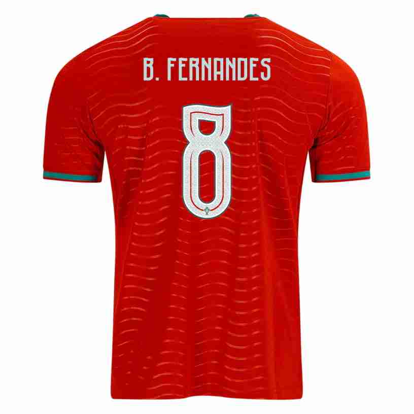 B. FERNANDES NO.8 Equipacion Portugal Primera 2026-Versión Jugador B. FERNANDES NO.8 Equipacion Portugal Primera 2026-Versión Jugador