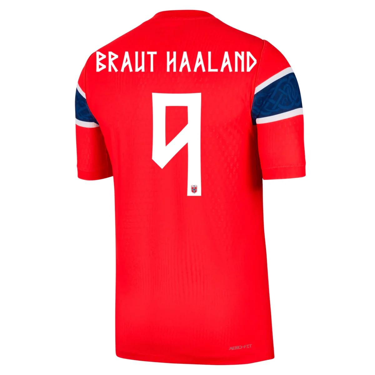 BRAUT HAALAND NO.9 Equipacion Noruega Primera 2026-Versión Jugador BRAUT HAALAND NO.9 Equipacion Noruega Primera 2026-Versión Jugador