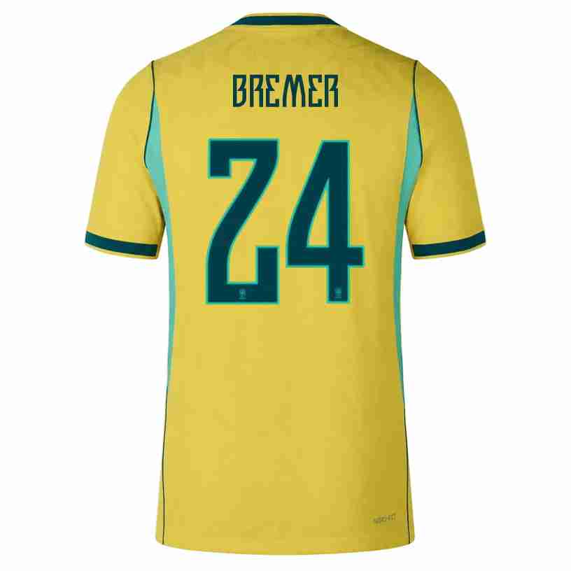 BREMER NO.24 Equipacion Brasil Primera 2026-Versión Jugador BREMER NO.24 Equipacion Brasil Primera 2026-Versión Jugador