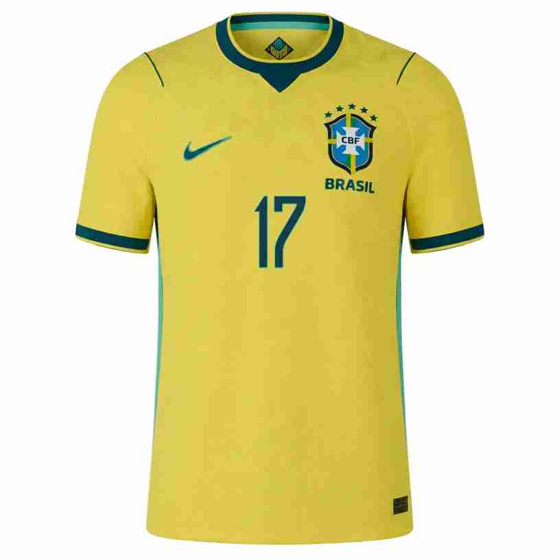 BRUNO G. NO.17 Equipacion Brasil Primera 2026-Versión Jugador_1 BRUNO G. NO.17 Equipacion Brasil Primera 2026-Versión Jugador_1