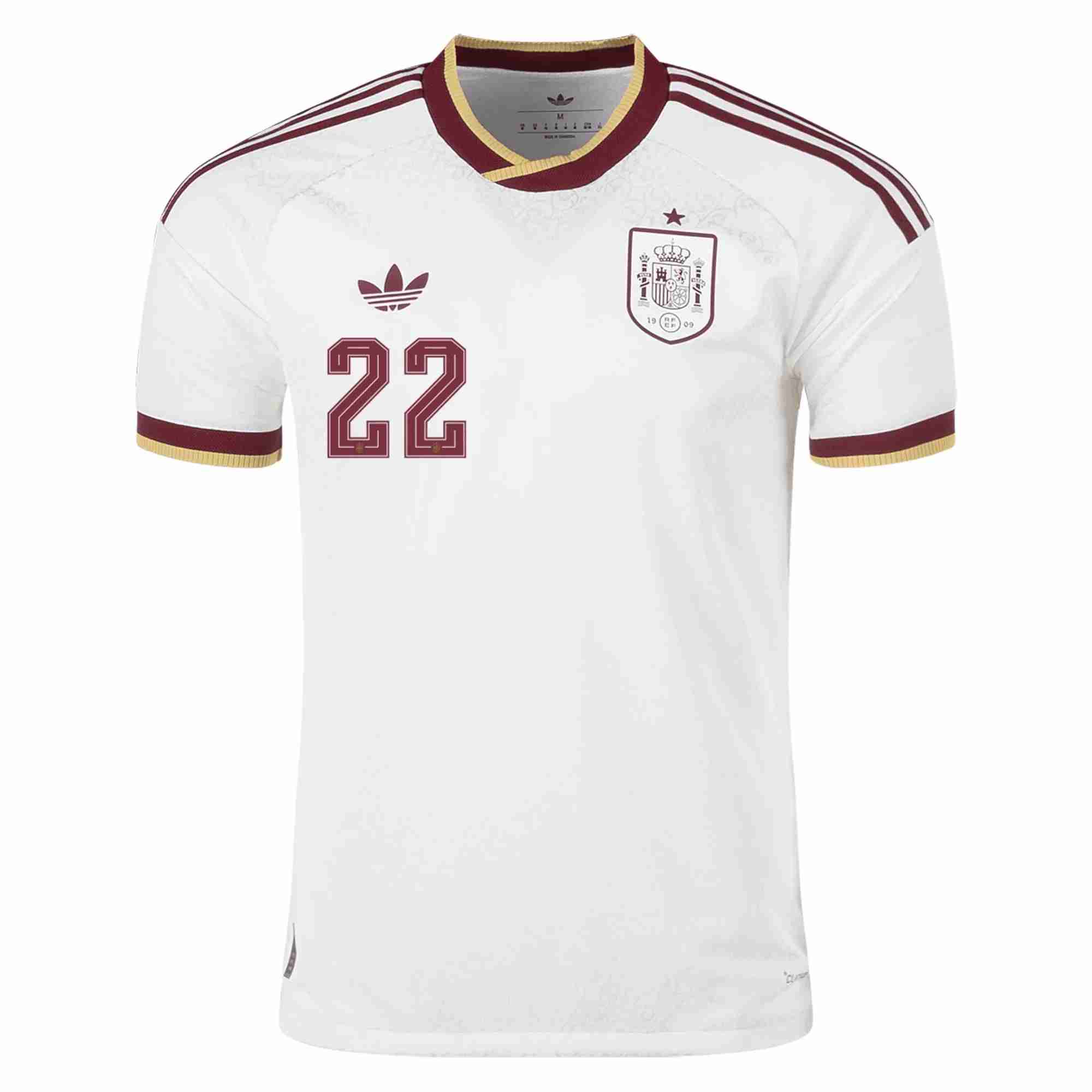 CUBARSÍ NO.22 Equipacion España Segunda 2026-Versión Jugador_1 CUBARSÍ NO.22 Equipacion España Segunda 2026-Versión Jugador_1