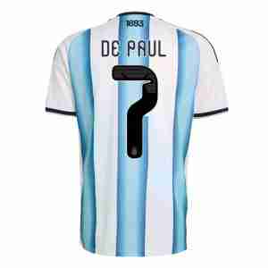 DE PAUL NO.7 Equipacion Argentina Primera 2026-Versión Jugador