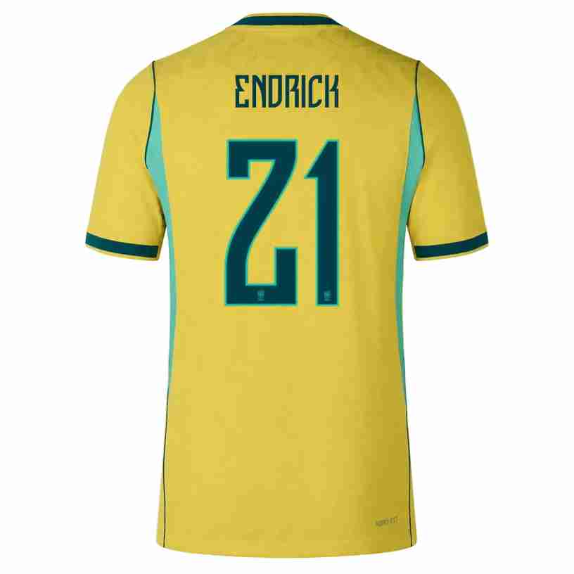 ENDRICK NO.21 Equipacion Brasil Primera 2026-Versión Jugador ENDRICK NO.21 Equipacion Brasil Primera 2026-Versión Jugador