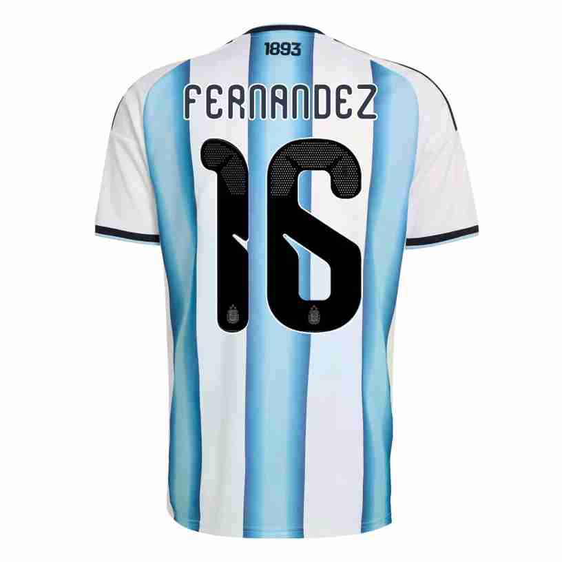 FERNANDEZ NO.16 Equipacion Argentina Primera 2026-Versión Jugador FERNANDEZ NO.16 Equipacion Argentina Primera 2026-Versión Jugador