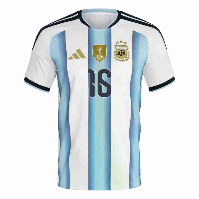FERNANDEZ NO.16 Equipacion Argentina Primera 2026-Versión Jugador_1 FERNANDEZ NO.16 Equipacion Argentina Primera 2026-Versión Jugador_1