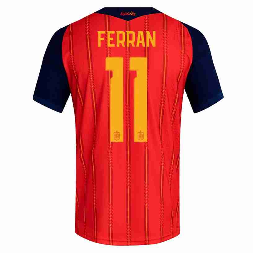 FERRAN NO.11 Equipacion España Primera 2026-Versión Jugador FERRAN NO.11 Equipacion España Primera 2026-Versión Jugador