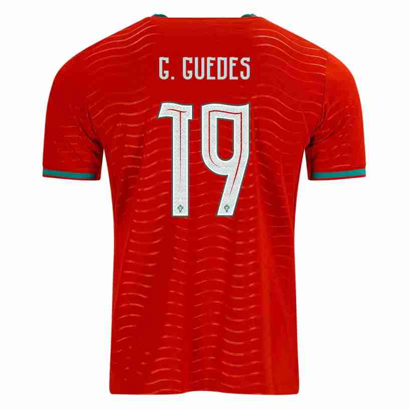 G. GUEDES NO.19 Equipacion Portugal Primera 2026-Versión Jugador G. GUEDES NO.19 Equipacion Portugal Primera 2026-Versión Jugador