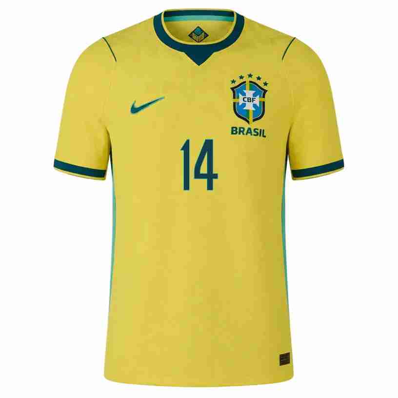 GABRIEL NO.14 Equipacion Brasil Primera 2026-Versión Jugador_1 GABRIEL NO.14 Equipacion Brasil Primera 2026-Versión Jugador_1