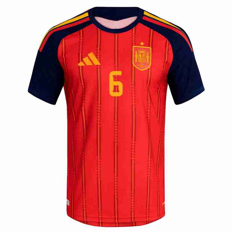 GAVI NO.6 Equipacion España Primera 2026-Versión Jugador_1 GAVI NO.6 Equipacion España Primera 2026-Versión Jugador_1