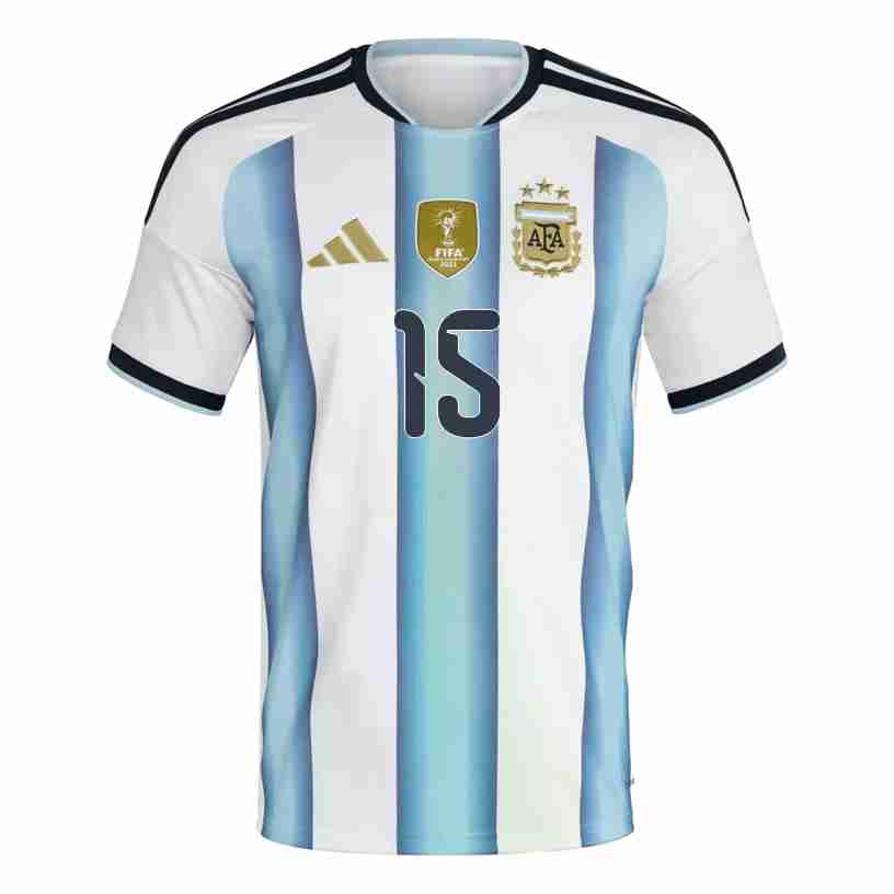 GONZALEZ NO.15 Equipacion Argentina Primera 2026-Versión Jugador_1 GONZALEZ NO.15 Equipacion Argentina Primera 2026-Versión Jugador_1