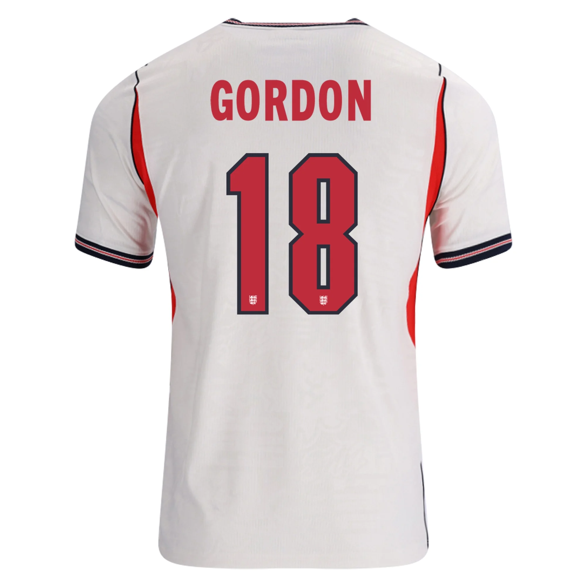 GORDON NO.18 Equipacion Inglaterra Primera 2026-Versión Jugador GORDON NO.18 Equipacion Inglaterra Primera 2026-Versión Jugador