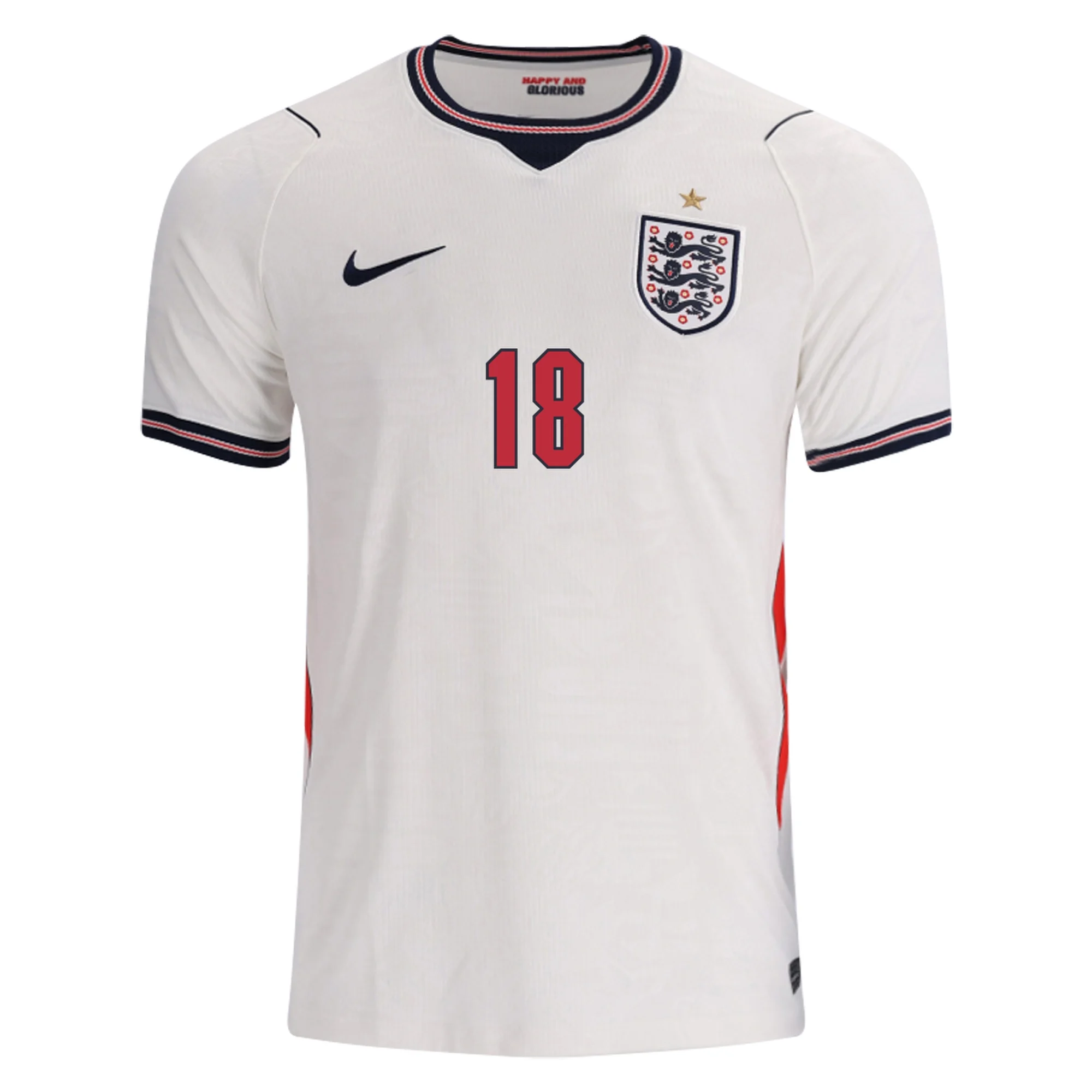 GORDON NO.18 Equipacion Inglaterra Primera 2026-Versión Jugador_1 GORDON NO.18 Equipacion Inglaterra Primera 2026-Versión Jugador_1