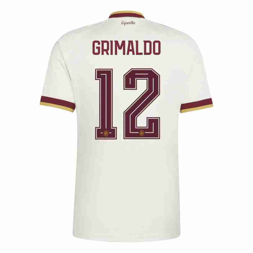 GRIMALDO NO.12 Equipacion España Segunda 2026-Versión Jugador GRIMALDO NO.12 Equipacion España Segunda 2026-Versión Jugador
