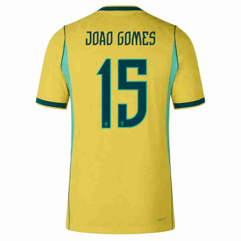 JOAO GOMES NO.15 Equipacion Brasil Primera 2026-Versión Jugador JOAO GOMES NO.15 Equipacion Brasil Primera 2026-Versión Jugador