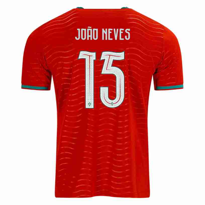 JOÃO NEVES NO.15 Equipacion Portugal Primera 2026-Versión Jugador JOÃO NEVES NO.15 Equipacion Portugal Primera 2026-Versión Jugador
