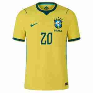 JOAO PEDRO NO.20 Equipacion Brasil Primera 2026-Versión Jugador_1