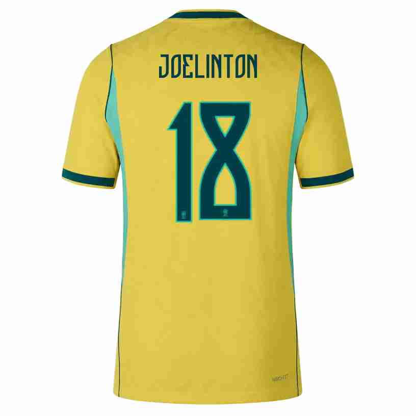 JOELINTON NO.18 Equipacion Brasil Primera 2026-Versión Jugador JOELINTON NO.18 Equipacion Brasil Primera 2026-Versión Jugador