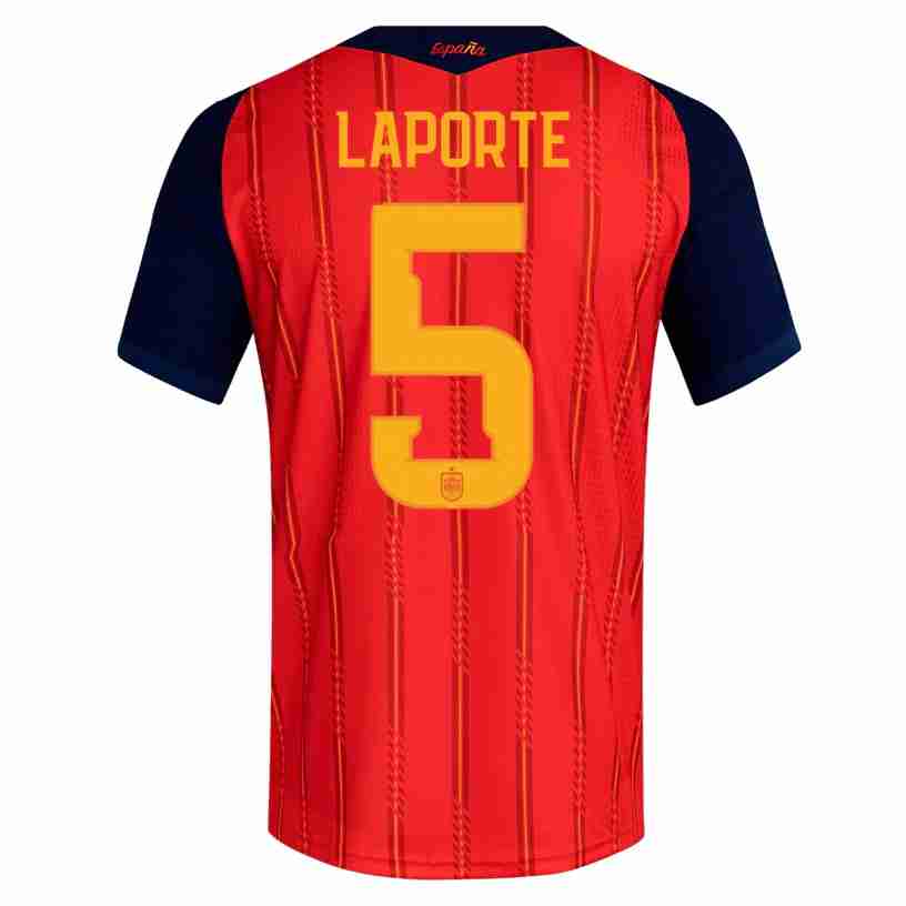 LAPORTE NO.5 Equipacion España Primera 2026-Versión Jugador LAPORTE NO.5 Equipacion España Primera 2026-Versión Jugador