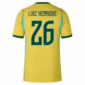 LUIZ HENRIQUE NO.26 Equipacion Brasil Primera 2026-Versión Jugador