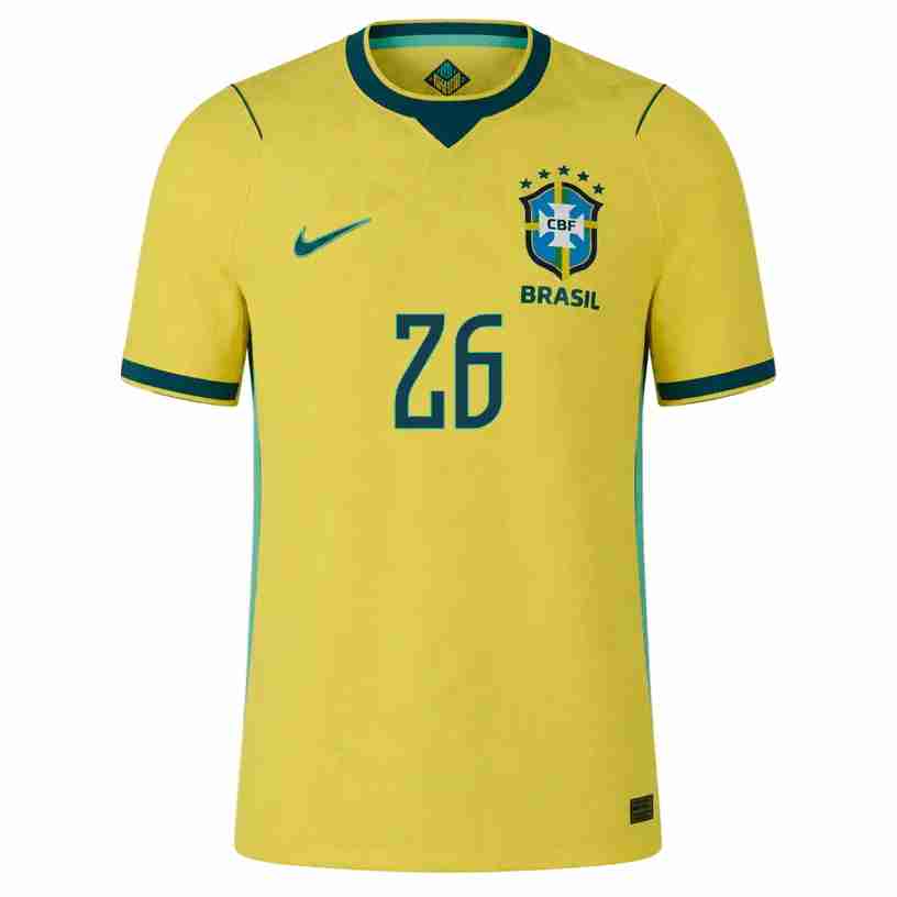 LUIZ HENRIQUE NO.26 Equipacion Brasil Primera 2026-Versión Jugador_1 LUIZ HENRIQUE NO.26 Equipacion Brasil Primera 2026-Versión Jugador_1