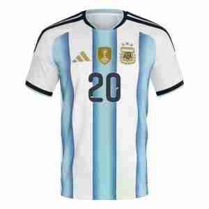 MAC ALLISTER NO.20 Equipacion Argentina Primera 2026-Versión Jugador_1