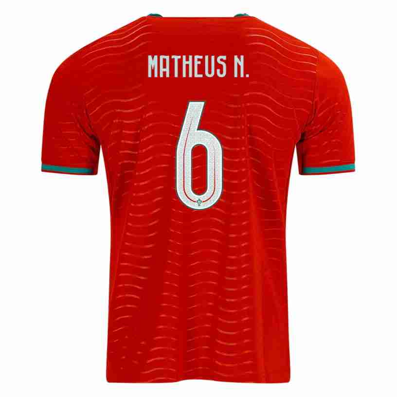 MATHEUS N. NO.6 Equipacion Portugal Primera 2026-Versión Jugador MATHEUS N. NO.6 Equipacion Portugal Primera 2026-Versión Jugador