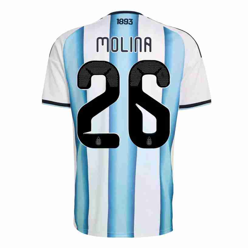 MOLINA NO.26 Equipacion Argentina Primera 2026-Versión Jugador MOLINA NO.26 Equipacion Argentina Primera 2026-Versión Jugador