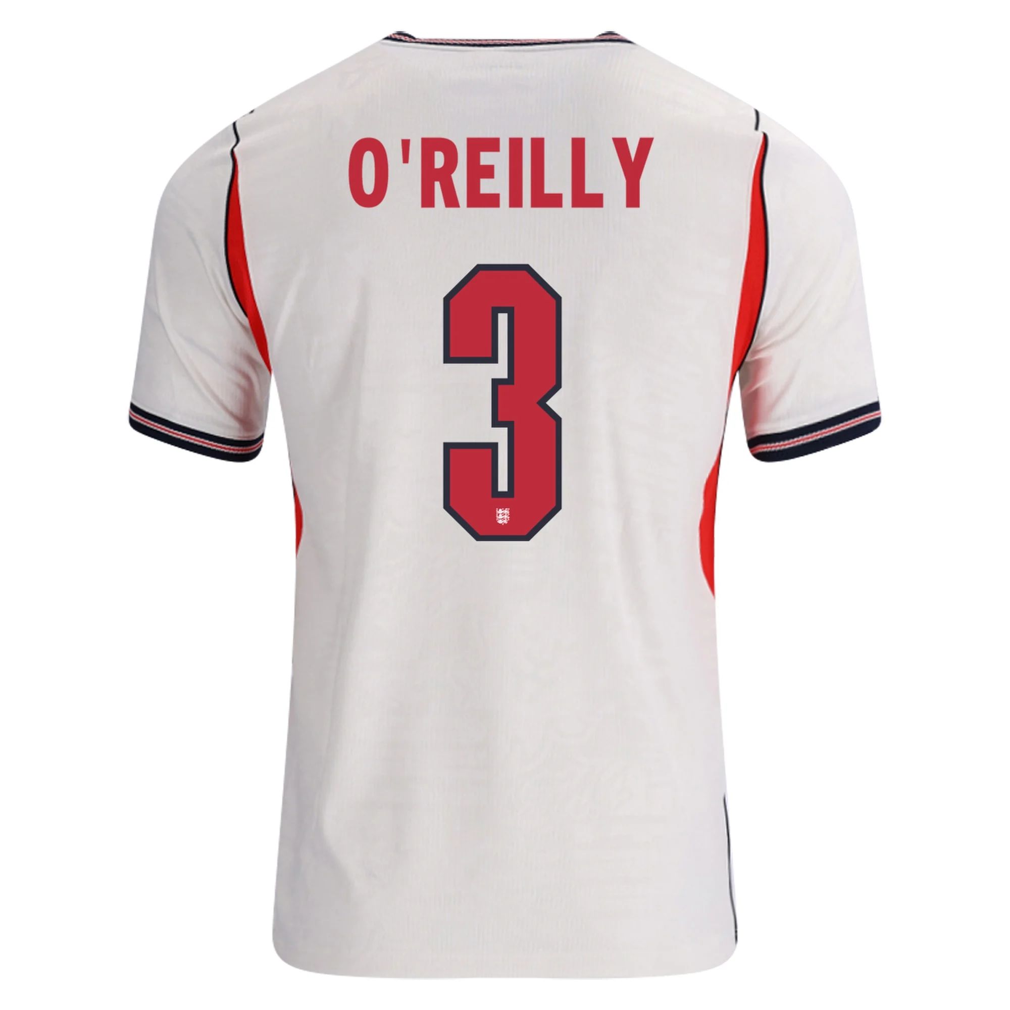 O'REILLY NO.3 Equipacion Inglaterra Primera 2026-Versión Jugador O'REILLY NO.3 Equipacion Inglaterra Primera 2026-Versión Jugador