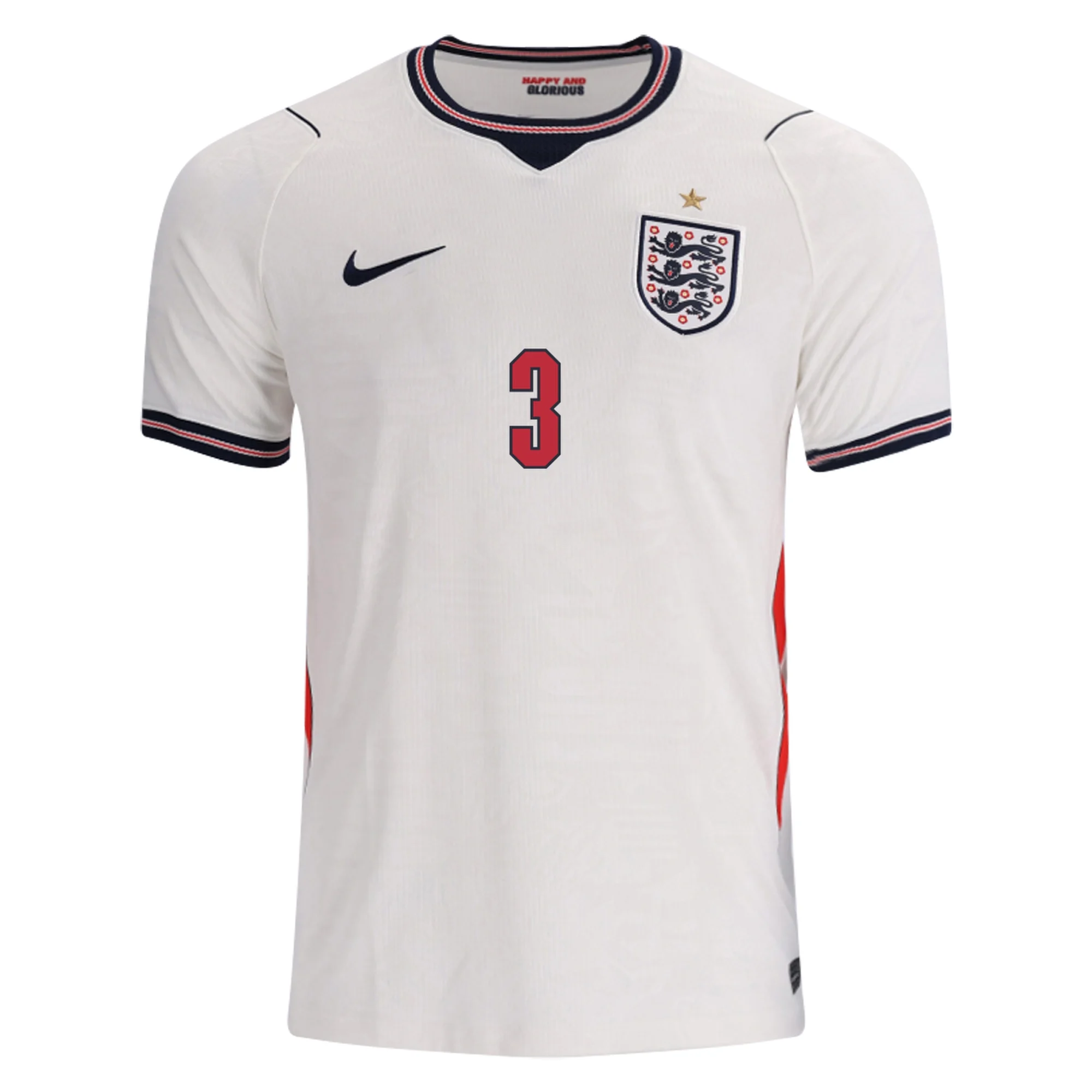 O'REILLY NO.3 Equipacion Inglaterra Primera 2026-Versión Jugador_1 O'REILLY NO.3 Equipacion Inglaterra Primera 2026-Versión Jugador_1
