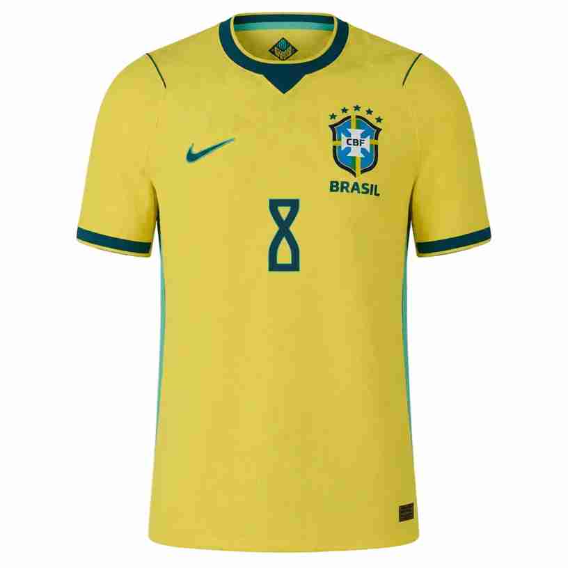 PAQUETA NO.8 Equipacion Brasil Primera 2026-Versión Jugador_1 NPAQUETA NO.8 Equipacion Brasil Primera 2026-Versión Jugador_1