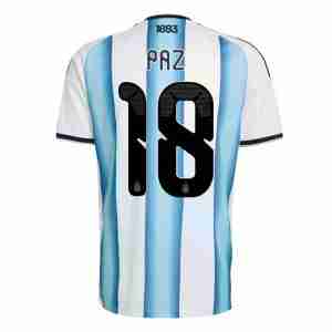 PAZ NO.18 Equipacion Argentina Primera 2026-Versión Jugador