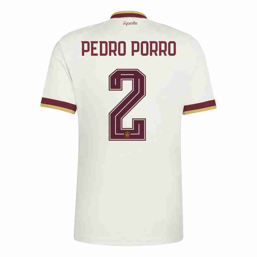 PEDRO PORRO NO.2 Equipacion España Segunda 2026-Versión Jugador PEDRO PORRO NO.2 Equipacion España Segunda 2026-Versión Jugador