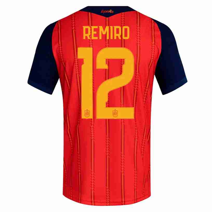 REMIRO NO.12 Equipacion España Primera 2026-Versión Jugador REMIRO NO.12 Equipacion España Primera 2026-Versión Jugador