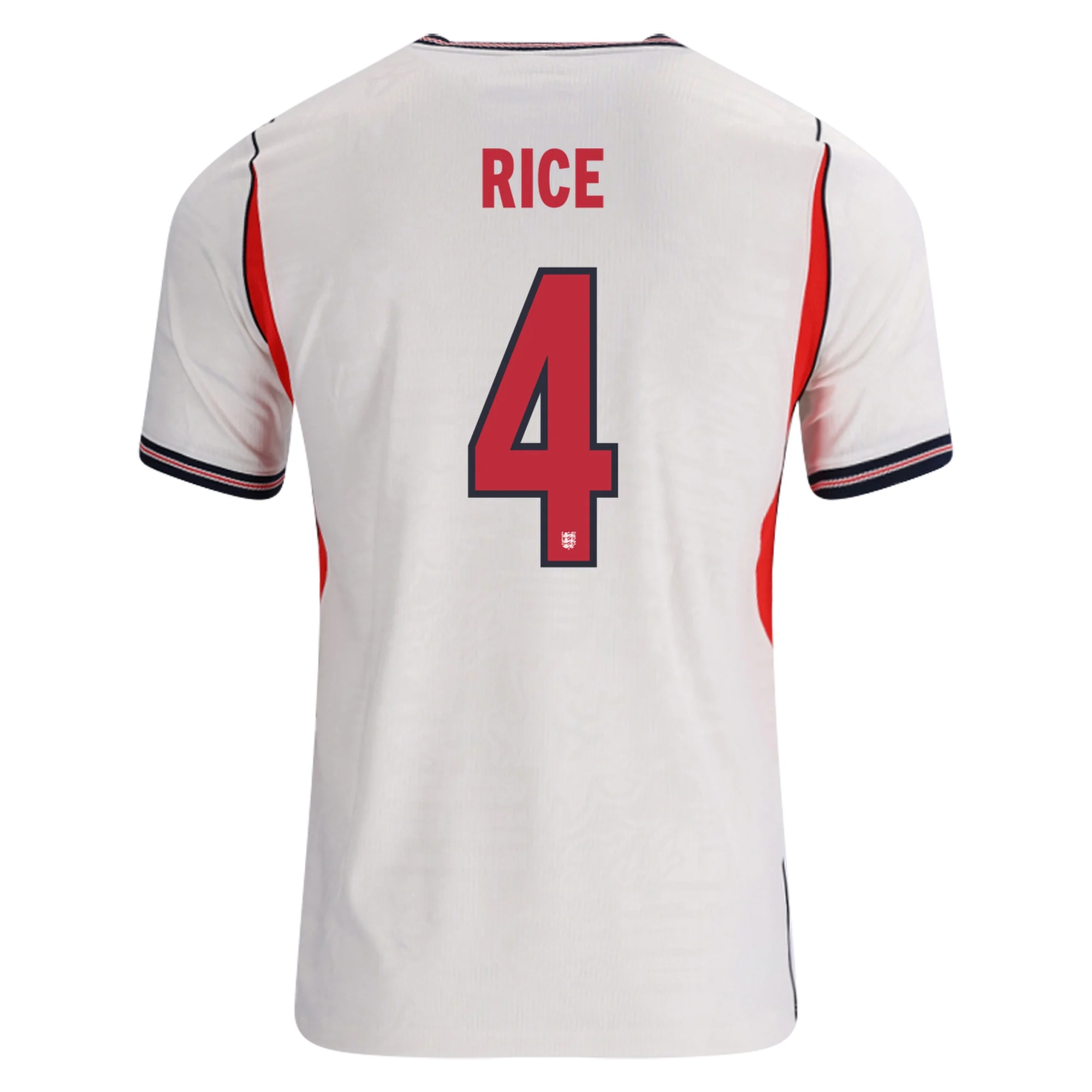 RICE NO.4 Equipacion Inglaterra Primera 2026-Versión Jugador RICE NO.4 Equipacion Inglaterra Primera 2026-Versión Jugador