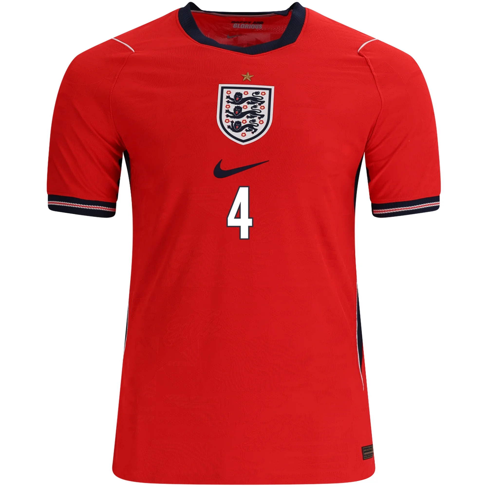 RICE NO.4 Equipacion Inglaterra Segunda 2026-Versión Jugador_1 RICE NO.4 Equipacion Inglaterra Segunda 2026-Versión Jugador_1