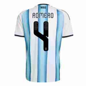 ROMERO NO.4 Equipacion Argentina Primera 2026-Versión Jugador