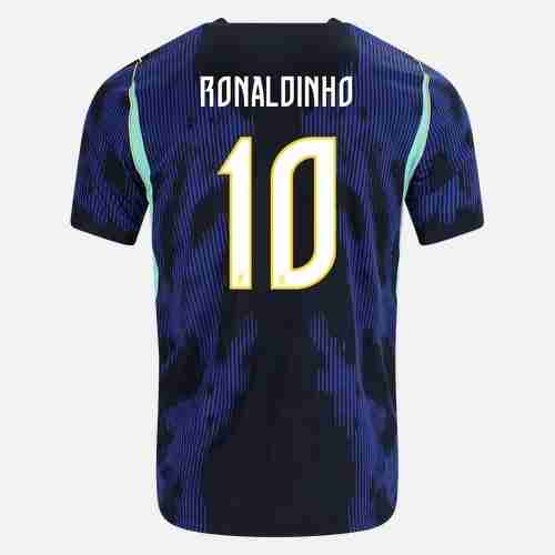 RONALDINHO NO.10 Equipacion Brasil Segunda 2026-Versión Jugador RONALDINHO NO.10 Equipacion Brasil Segunda 2026-Versión Jugador