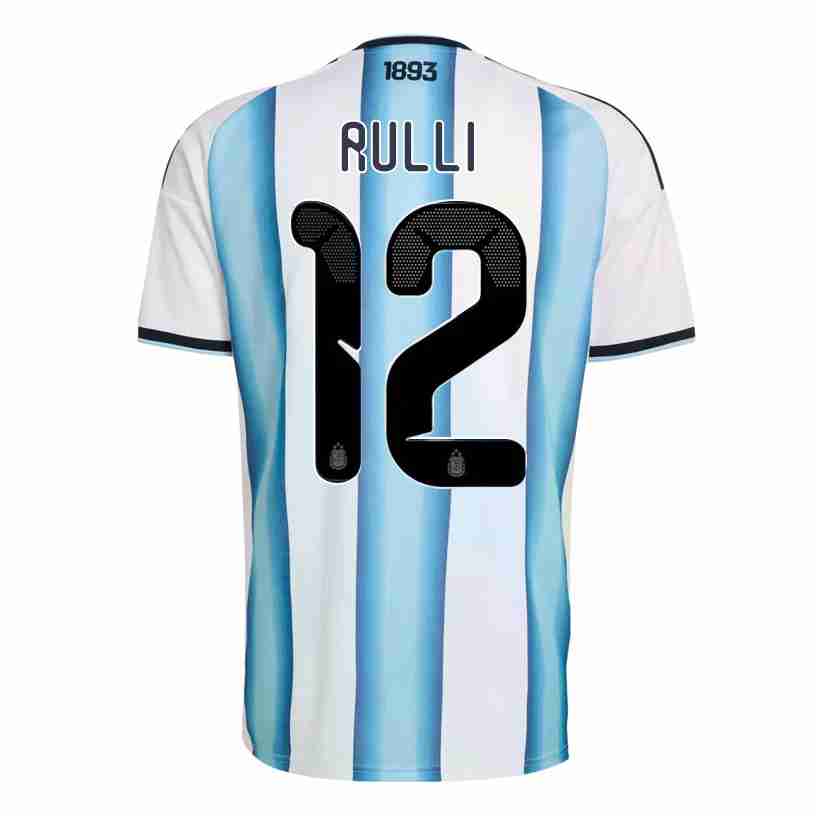 RULLI NO.12 Equipacion Argentina Primera 2026-Versión Jugador RULLI NO.12 Equipacion Argentina Primera 2026-Versión Jugador