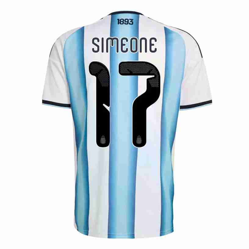 SIMEONE NO.17 Equipacion Argentina Primera 2026-Versión Jugador SIMEONE NO.17 Equipacion Argentina Primera 2026-Versión Jugador