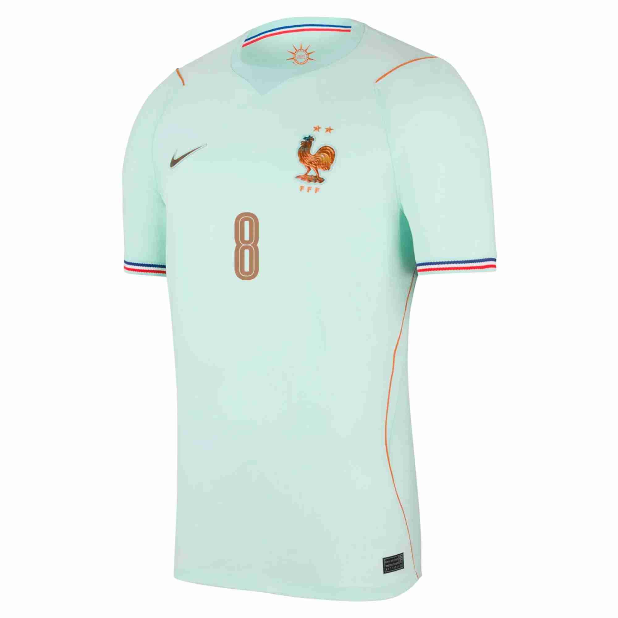TCHOUAMENI NO.8 Equipacion Francia Segunda 2026-Versión Jugador_1 TCHOUAMENI NO.8 Equipacion Francia Segunda 2026-Versión Jugador_1