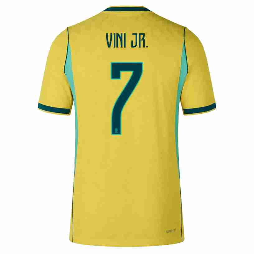VINI JR. NO.7 Equipacion Brasil Primera 2026-Versión Jugador VINI JR. NO.7 Equipacion Brasil Primera 2026-Versión Jugador