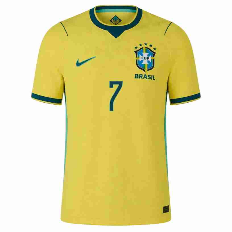 VINI JR. NO.7 Equipacion Brasil Primera 2026-Versión Jugador_1 VINI JR. NO.7 Equipacion Brasil Primera 2026-Versión Jugador_1