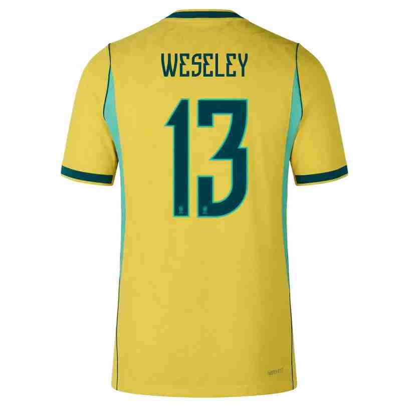 WESLEY NO.13 Equipacion Brasil Primera 2026-Versión Jugador WESLEY NO.13 Equipacion Brasil Primera 2026-Versión Jugador