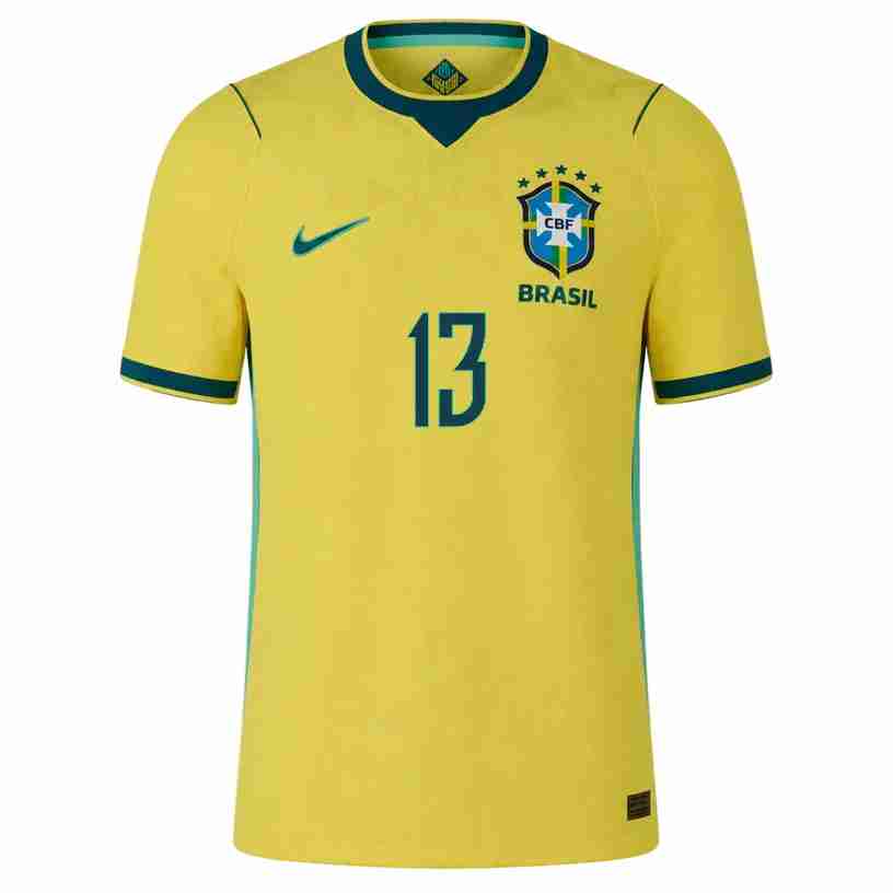 WESLEY NO.13 Equipacion Brasil Primera 2026-Versión Jugador_1 WESLEY NO.13 Equipacion Brasil Primera 2026-Versión Jugador_1