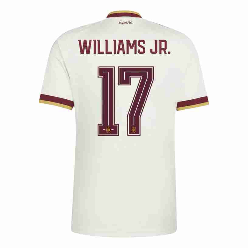 WILLIAMS JR. NO.17 Equipacion España Segunda 2026-Versión Jugador WILLIAMS JR. NO.17 Equipacion España Segunda 2026-Versión Jugador